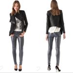 Mother The Looker Jeans sz 25 Stone Blue Glimmer Shimmer Jegging Low Rise Skinny Photo 8