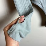 Free People  High Neck Textured Stretchy Active Bodysuit Size‎ M/L Photo 4