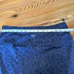 Renwick Women’s Leggings Sz LG Blue Cheetah Print Yoga Pilates Running Gym Bike Photo 6