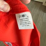 Rachel Comey  Textured Slim Pants – Size 8 – Bright Red Photo 5