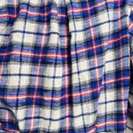 ZARA  Women’s Plaid Flannel Button Front Shirt Mini‎ Dress Medium Photo 8