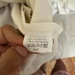 Nadine Pleaded Ruffles Mini Dress Size Medium White Engagement Formal Graduation Photo 11