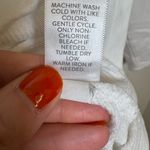 Pure Jill White Ivory Embroidered Hooded Tunic Boho Coastal Relaxed Fit S Photo 5