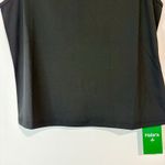 Halara  Women’s Lace Trim Casual Tank Top Black Size Medium NWT Summer Basic Photo 2