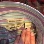 Eddie Bauer  Striped Button Down Shirt, Long Sleeve, Colorful, Casual Top Photo 4