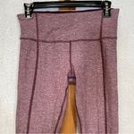 Lululemon Turn Around Tight Leggings in Heathered Bordeaux Drama Size 6 Photo 3