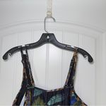 New Duostick XXL Swim Multicolor Tankini Tropical Feather Print Top Vacation Photo 6