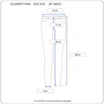 Celebrity Pink Button Fly Black Distressed Jeans Size 9 Photo 9