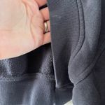 H&M Women's Cropped Hoodie black Medium Long Sleeve Drawstring Casual Photo 5