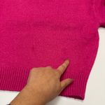 Endless Rose  Sweater Womens X Small Hot Pink Love Cropped Knit Pullover Photo 14