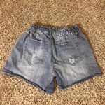 Indigo Rein  Denim Shorts Distressed High‎ Waist Casual Blue Size 7 Photo 5