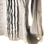 J.Crew  Pleated Dress Blouse Black Photo 3