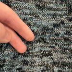 American Eagle  Fireside Marled Sweater Blue Navy Blue Gold Metallic Cotton Small Photo 8