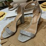 Elegant Silver Rhinestone Women's Heels Sz 8 Photo 7