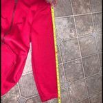 Blair Red Fleece Zip Up Sweatshirt Jacket Photo 6