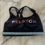 Lululemon /Peloton collab-Black Sports Bra with Racerback Design Photo 3