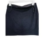 Verte Skirt Sz Small Boho Bohemian Festival Tribal Embroidered Mini Earthy Black Photo 4