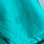 Anthropologie Maeve  Seamed Poplin Origami Pleated Green Dress Size 14   Photo 10