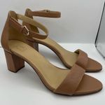 Naturalizer Vera leather ankle strap tan dress sandals women Size 10M Photo 7