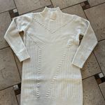 NEW women wool knitted sweater dress size M White Size M Photo 1