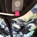 Vince Camuto Floral Sleeveless Top - Black and Blue Photo 1