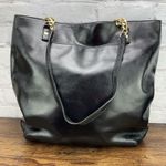 Michael Kors  Black Patent Leather Jet Set Chain Tote Gold Hardware Photo 1