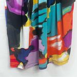Bisou Bisou Multi Color Pleated Sleeveless Dress Size 12 Photo 5