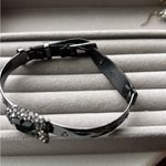 Alexis  Black Watch with Green Gemstone Photo 2