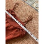 Betsy and Adam Vintage  by Linda Bernell Terracotta Evening Gown – Size 4 Photo 5