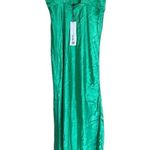 ZARA NWT GREEN-GRASS SATIN LINGERIE STYLE DRESS Small 3564/168 BLOGGERS Fave Photo 12