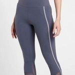 Athleta Salutation Stash Pocket II Intention Capri Leggings Medieval Violet Photo 0