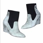 Charles David  7 1/2 medium green pull on booties Photo 0