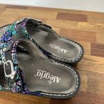 Alegria  Sandals 38 Peggy Hibiscus Floral Double Strap Comfort Platform Buckle Photo 3