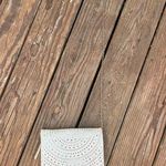 Francesca's Francesca’s Collection Gold And White Chain Satchel Photo 2