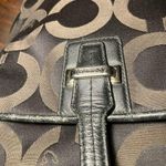 Coach signature Taylor Black op carryall Tote SHOULDERBAG logo embossed Photo 9