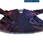 VINTAGE 1990'S KASPER ASL BLUE & WHITE BLAZER W/DETACHABLE DICKIE (12) Photo 8