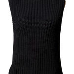 Old Navy  Women’ Sleeveless Knitted Black Sweater Sz L Photo 0