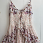 Free People romper floral playsuit one-piece ruffled boho jumper jumpsuit Small Photo 0