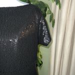 Robert Rodriguez Robert Rodriquez Sequined Mini Shift Cocktail Dress Size 4 in Black Photo 3