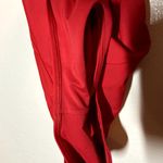 Aerie  Lace Up One Piece Swimsuit Red Halter Neck Small Photo 2