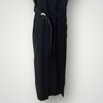A.P.C. Black Belted Jumpsuit Size 36 or 4 Short Sleeve Minimalist Parisian Photo 5
