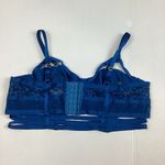 Torrid  Straps & Rings Satin Underwire Longline Bra with Strappy cage details  Photo 1