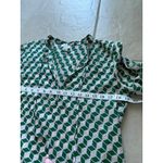 J.Crew Coverup Womens XS Green Pink Tassels Beach Coastal Swim Resort Preppy Photo 6