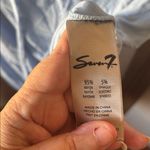 Seven7  Sky Blue Lace-Up Short Sleeve Top large Photo 3