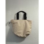 Karl Lagerfeld NWT  PARIS KRISTEN CREAM  CANVAS LARGE SHOPPING TOTE BAG 19x13 Photo 2