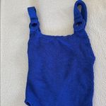 HUNZA G Domino Swim With Tonal Hoops
Royal Blue, BRAND NEW, Size $285 Blue Photo 13