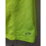 Champion  Women's V-Neck Performance T-Shirt Size XL Neon Yellow Green Athletic Photo 4