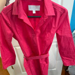 Hugo Boss  Vibrant Pink Shirt Dress Photo 0