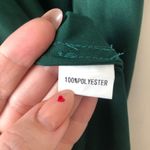 Petal and Pup Cyprus Green Satin Midi Asymmetrical Hem Dress 2 Photo 11