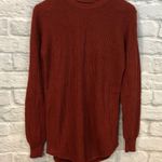 Unif NWOT  x UO Waffle Knit Red Side ZIP Tunic Top Photo 2